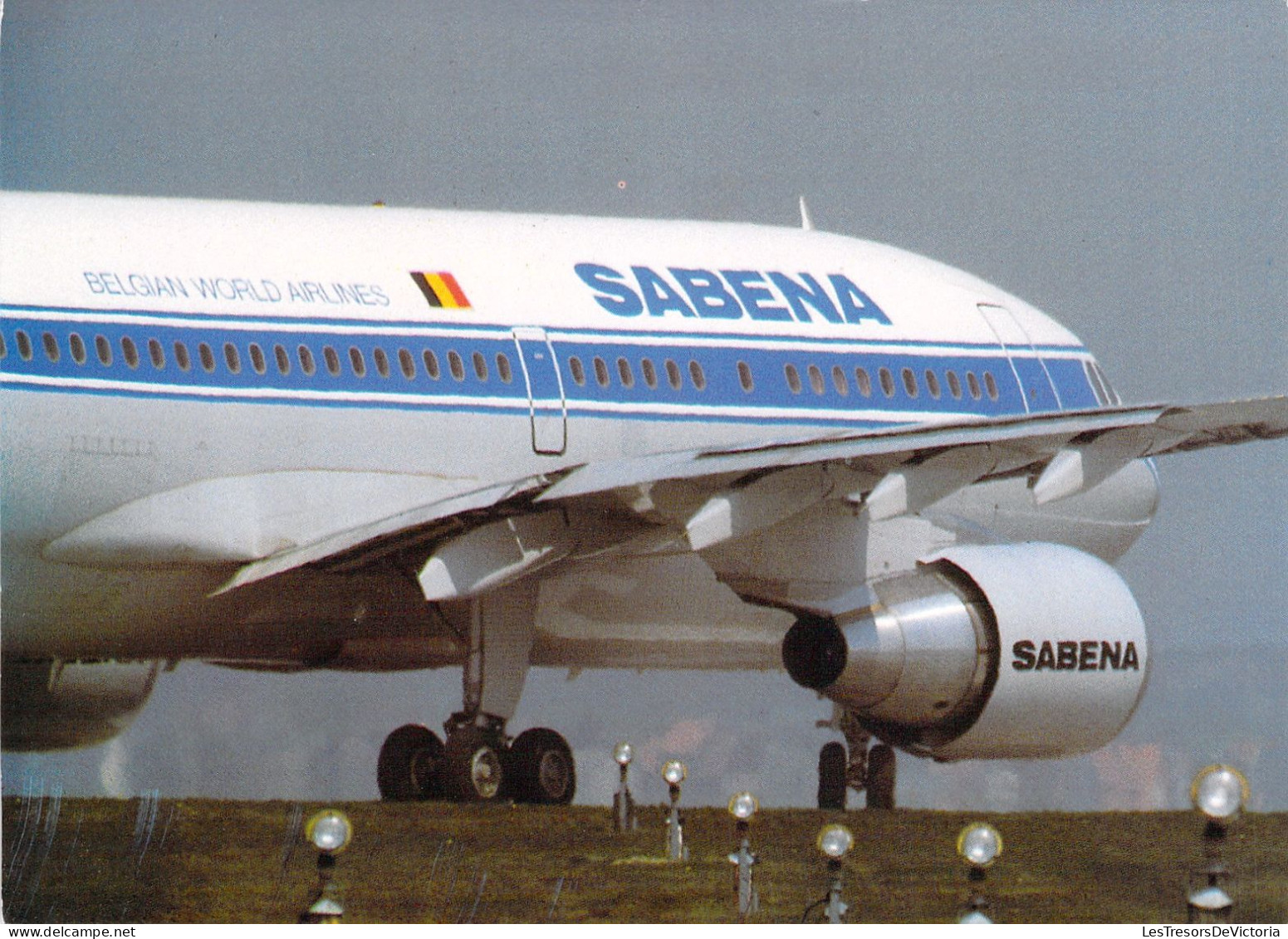 Avion - Sabena - Belgian World Airlines - An Airbus A 310 - Carte Postale - 1946-....: Era Moderna