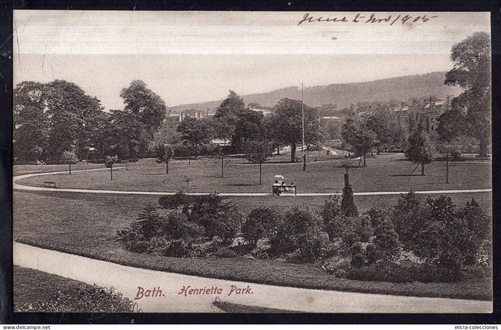 United Kingdom - 1905 - Postcard - Somerset - Bath - Henrietta Park - Bath