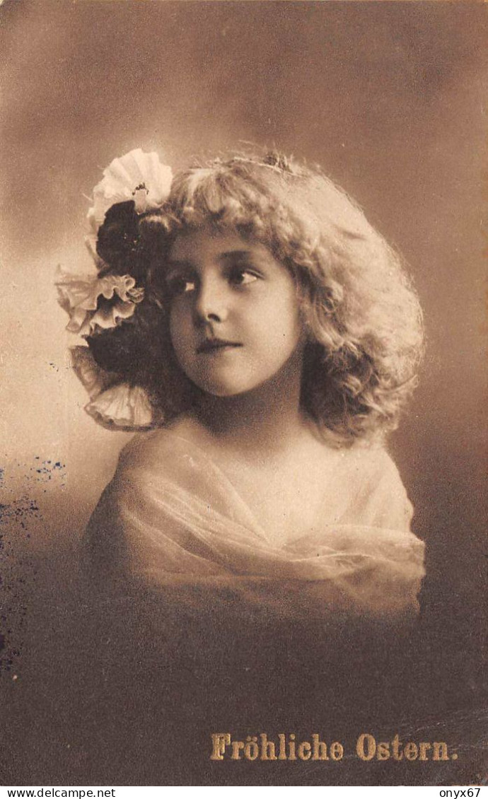 Carte Postale Fantaisie Enfant-Jeune-Fille-Young-Girl-Child Woman-Kind-Portrait - Grete Reinwald - Fröhliche Ostern - - Abbildungen