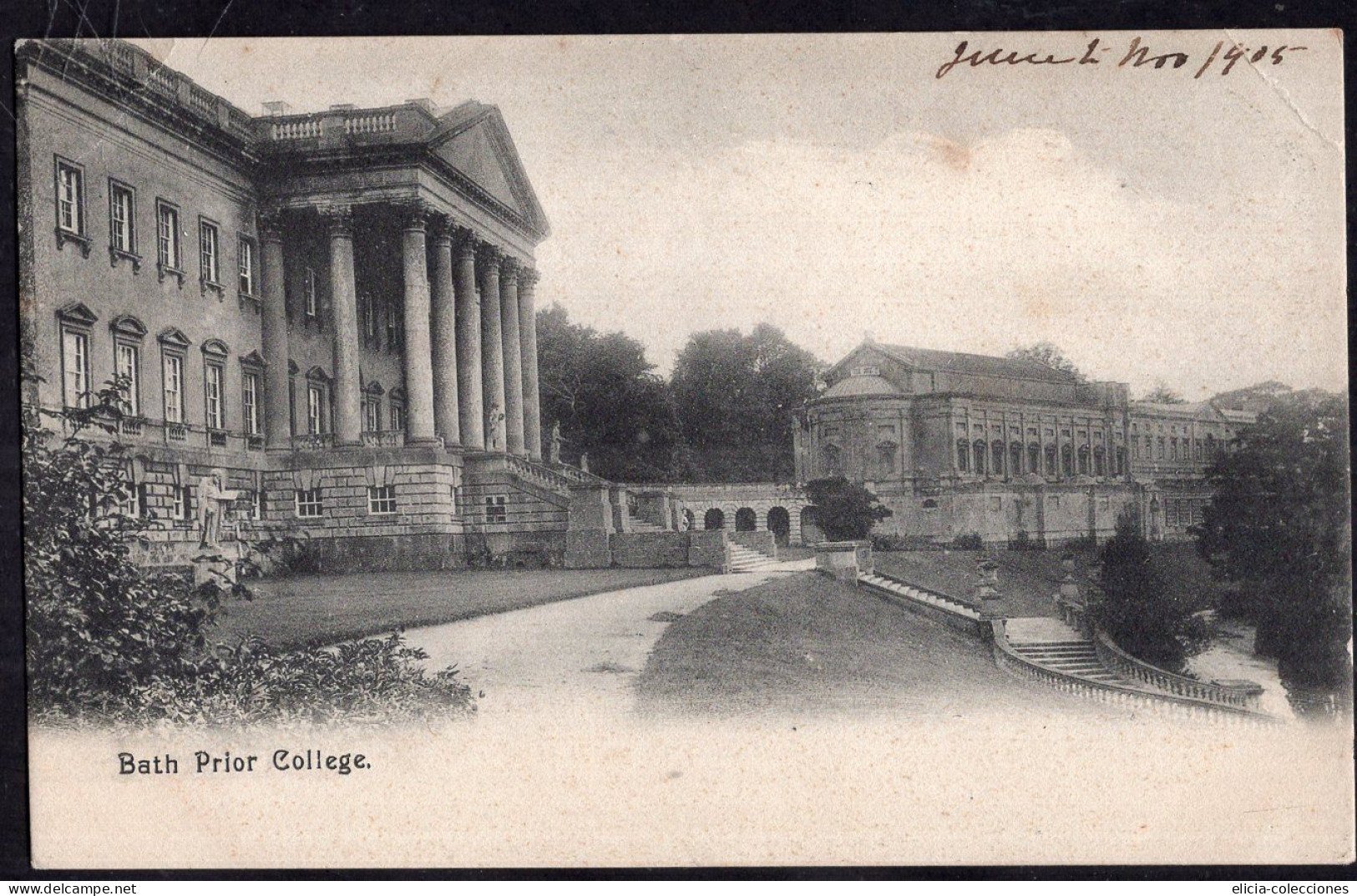 England - 1905 - Postcard - Bath Prior College - Bath