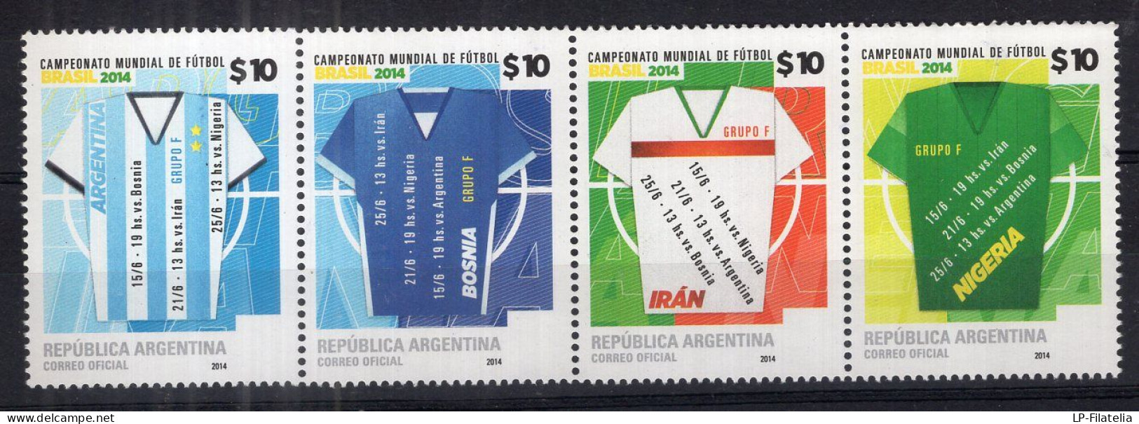 Argentina - 2014 - World Soccer Championship - Brazil 2014 - Neufs