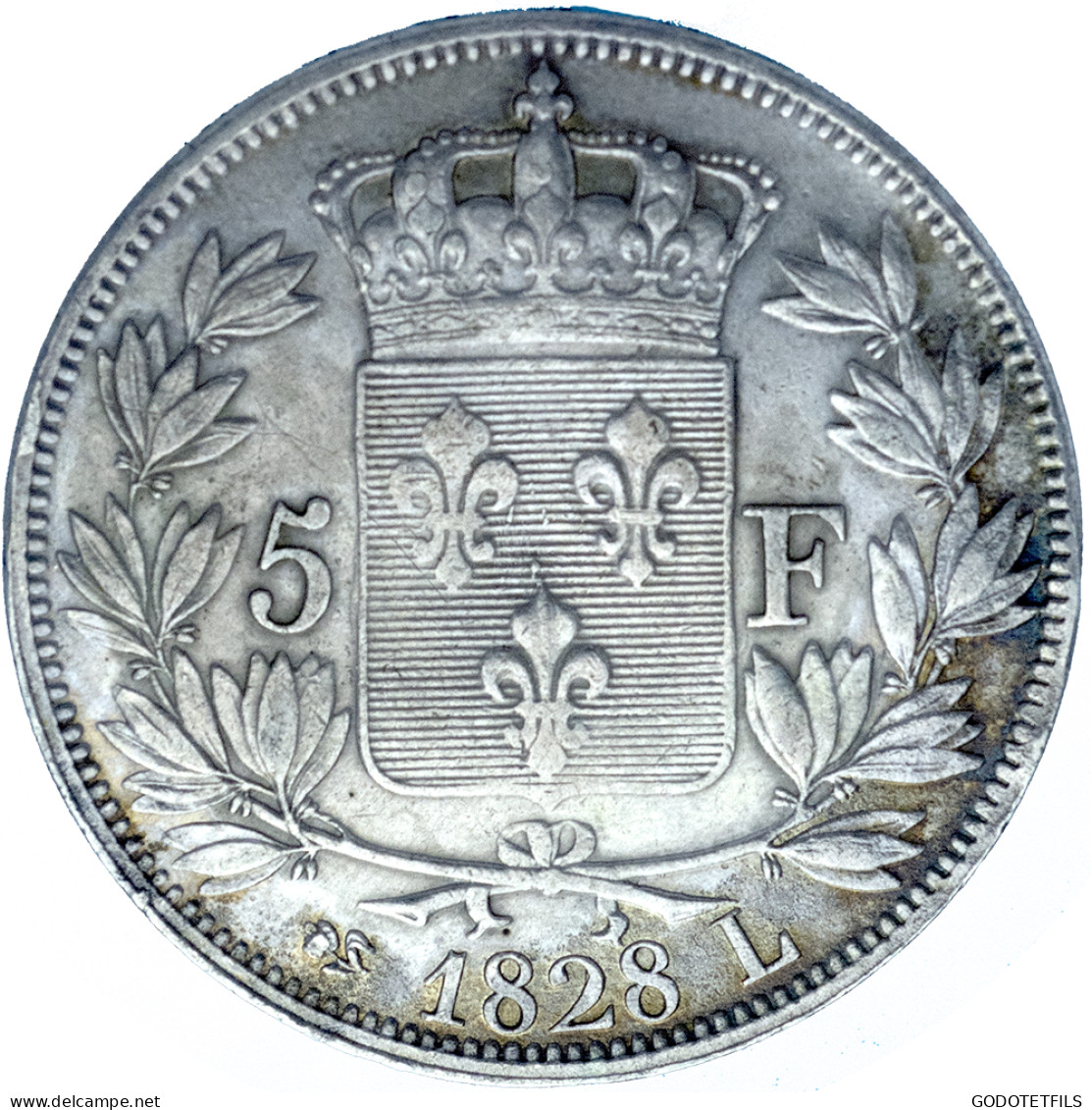 Charles X-5 Francs 1828 Bayonne - 5 Francs