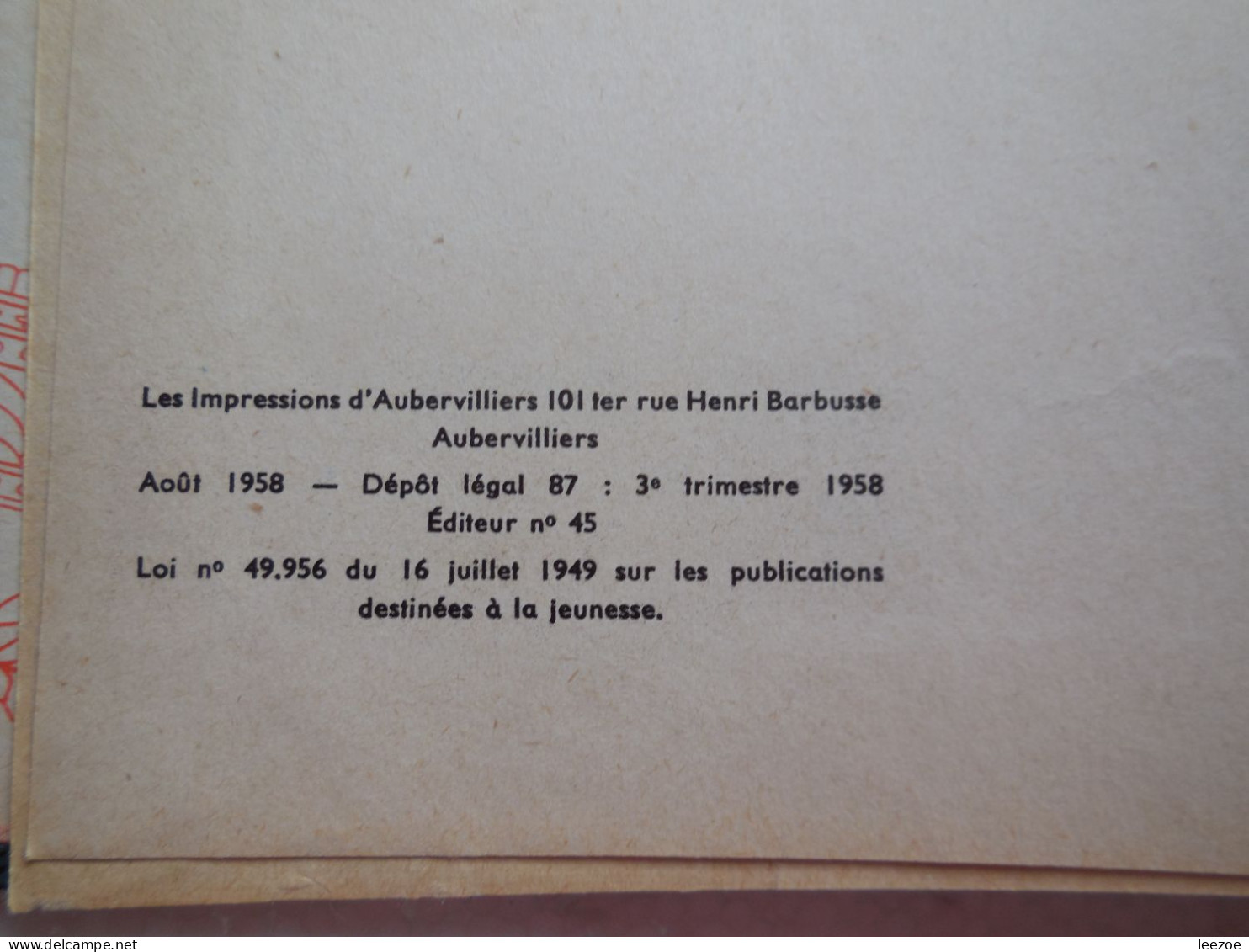 EO BELGE BD ALIX LA TIARE D'ORIBAL , Jacques Martin  Chez Lombard (Collection Du Lombard) - 1958.RARE...REF000.10/N5 - Alix