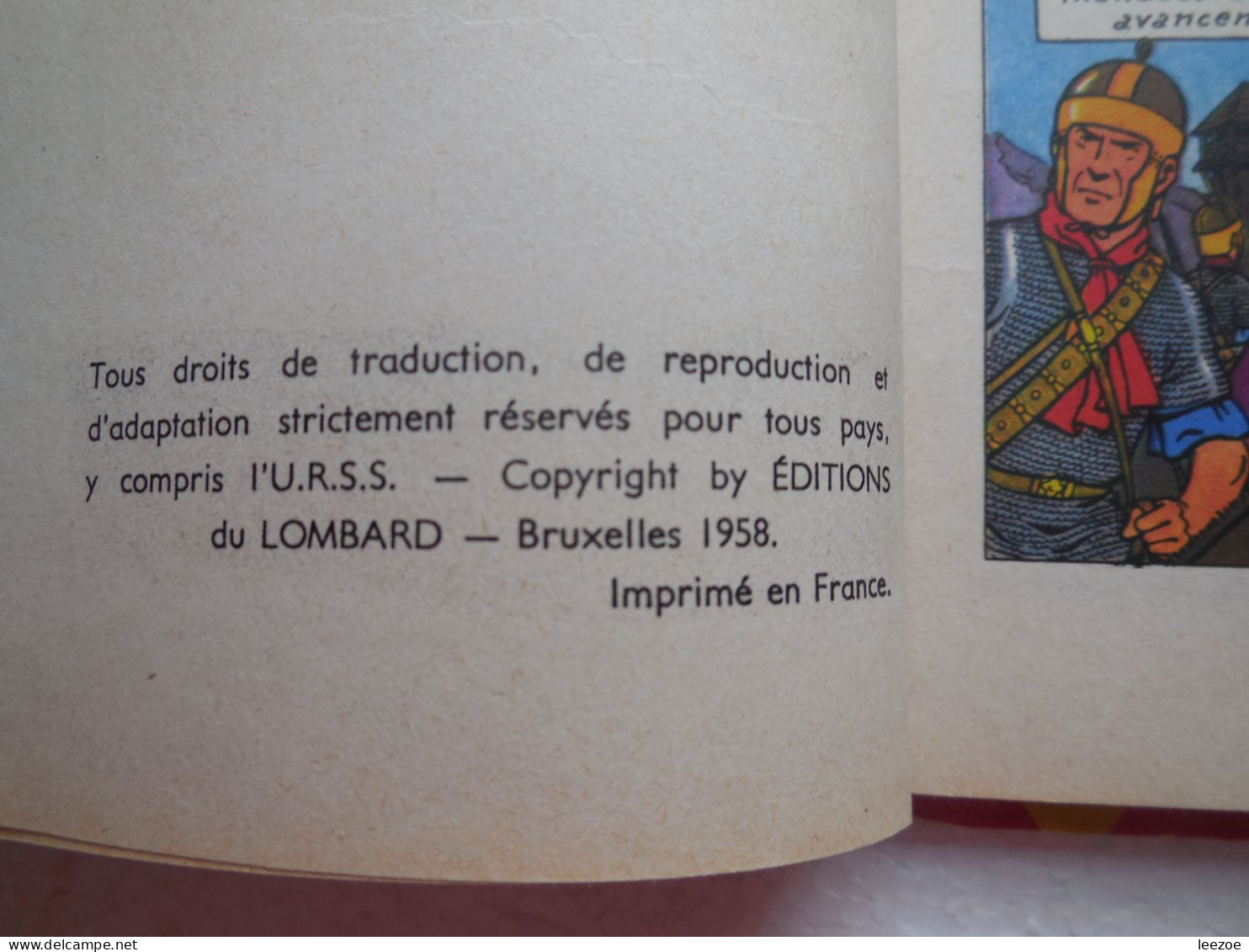 EO BELGE BD ALIX LA TIARE D'ORIBAL , Jacques Martin  chez Lombard (Collection du Lombard) - 1958.RARE...REF000.10/N5