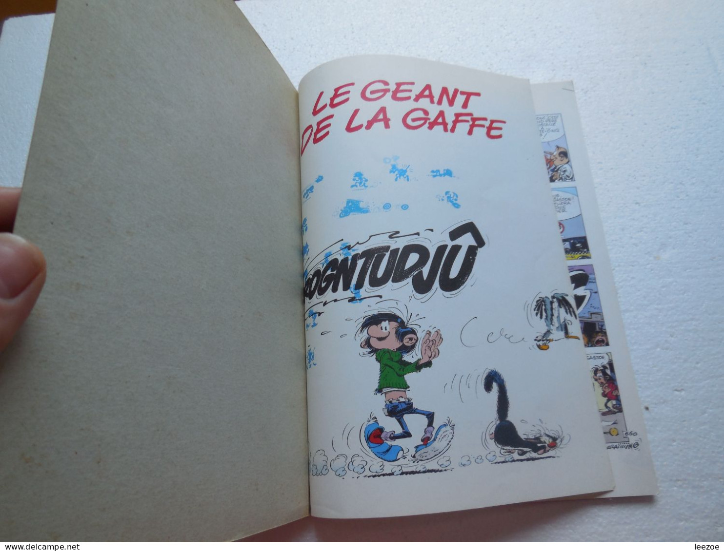 BD GASTON LAGAFFE LE GEANT DE LA GAFFE 1972 ..LA REDOUTE........REF000.10/N5 - Gaston