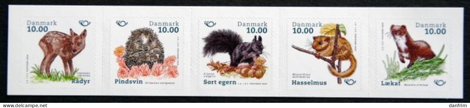 Denmark 2020 NORDEN Mammals MiNr.1997-2001 MNH (**)  ( Lot Mp  ) - Ongebruikt