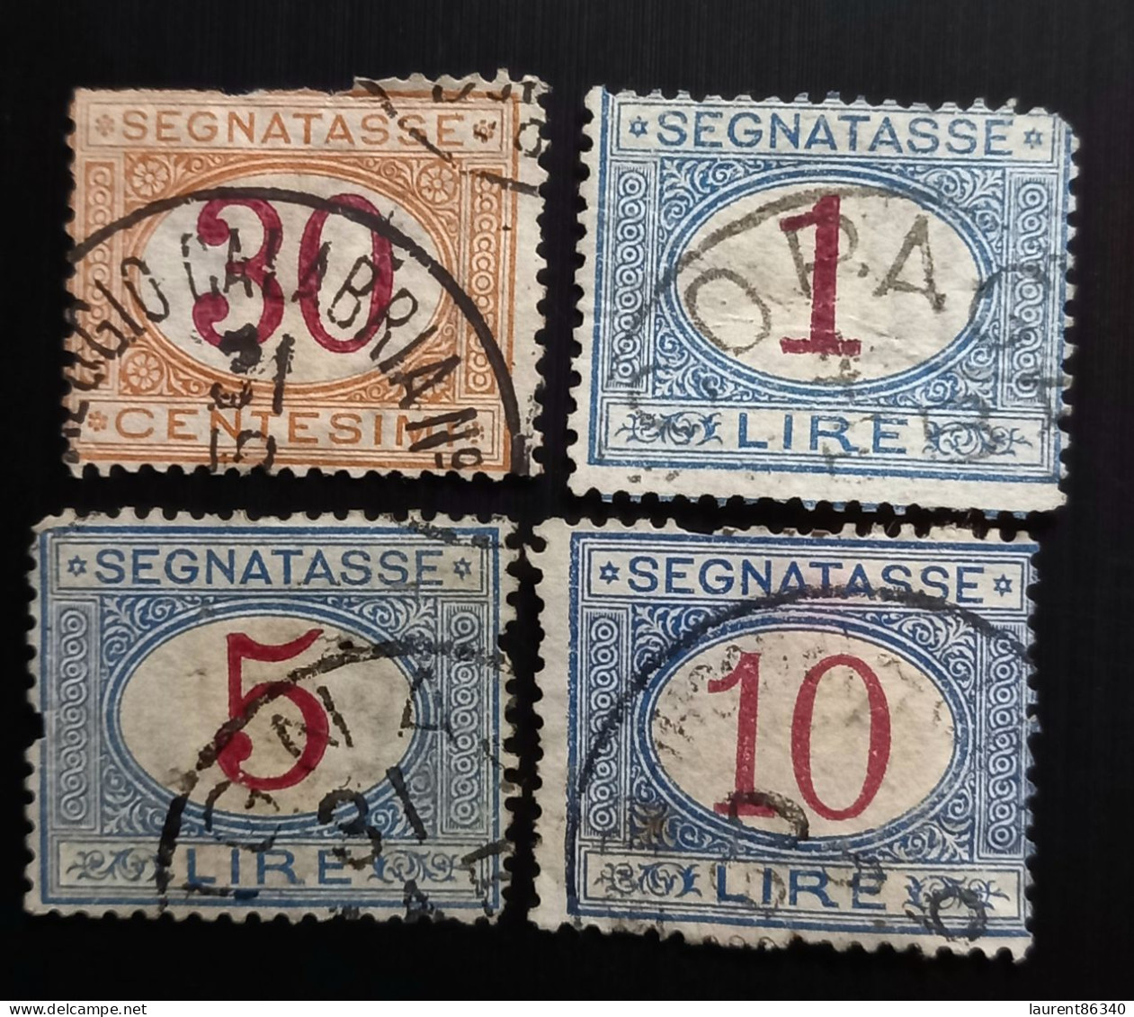 Italie 1870 -1894 Timbre D'affranchissement Numeral Stamps - New Design Used - Postwaardestukken