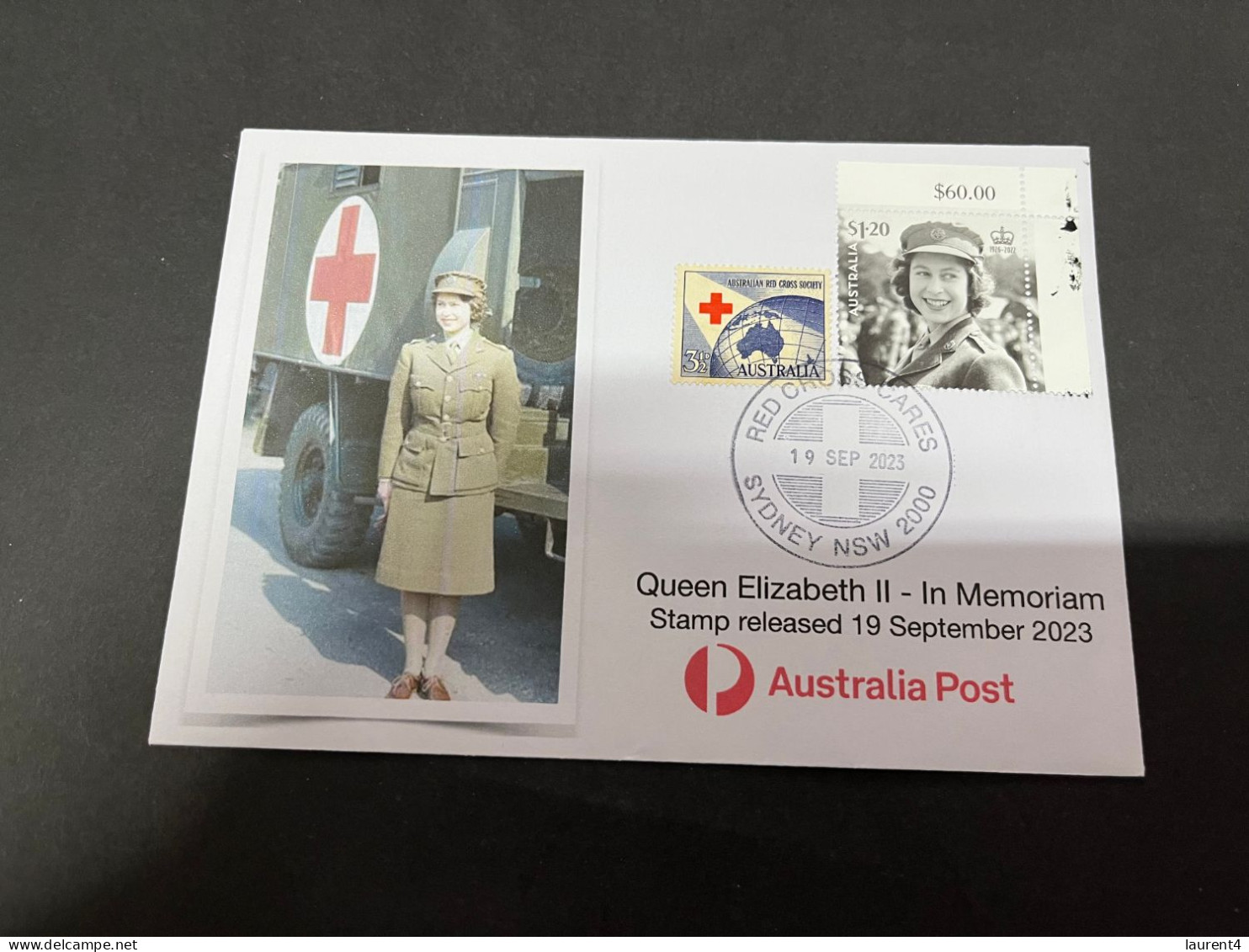 (20-9-2023) Queen Elizabeth II In Memoriam (special Cover) [Red Cross] (released Date Is 19 September 2023) - Storia Postale