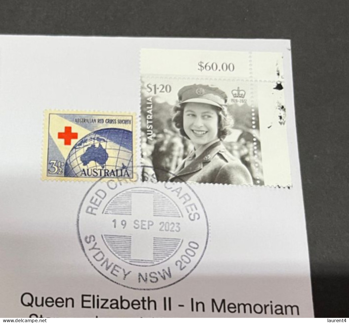 (20-9-2023) Queen Elizabeth II In Memoriam (special Cover) [Red Cross] (released Date Is 19 September 2023) - Covers & Documents