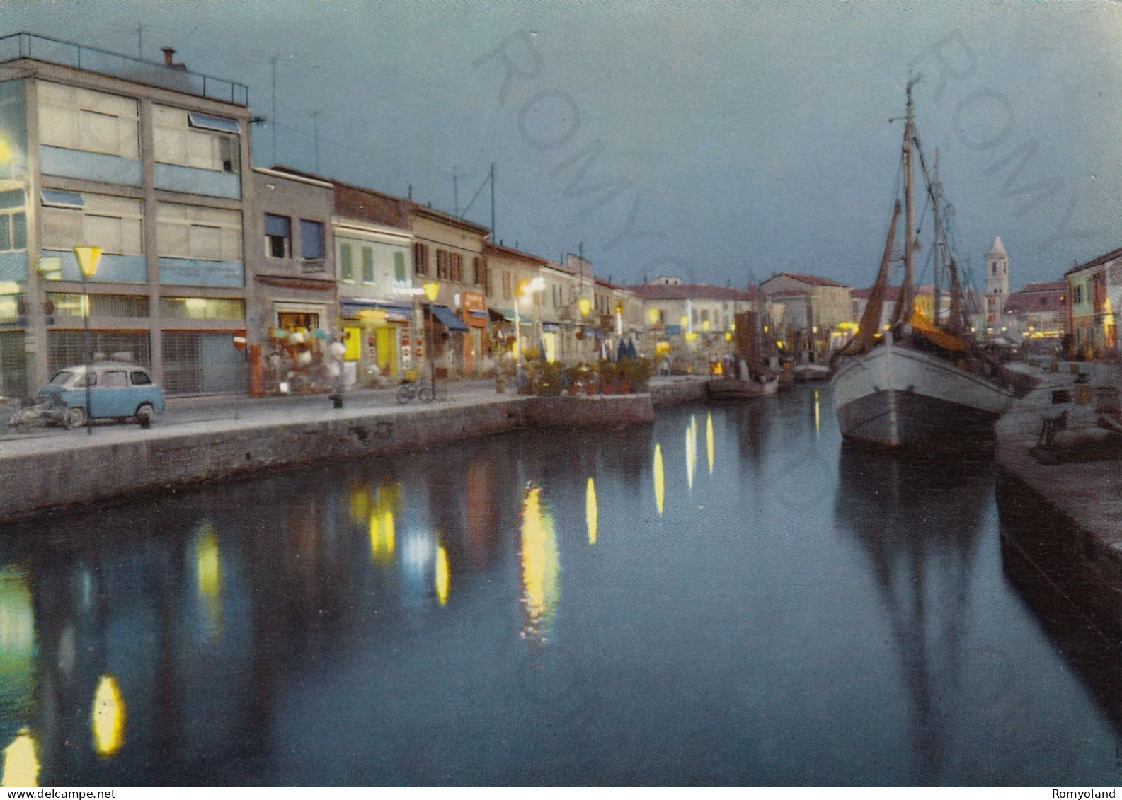 CARTOLINA  CESENATICO,EMILIA ROMAGNA-RIVIERA ADRIATICA-PORTO CANALE-MARE,SPIAGGIA,VACANZA,BELLA ITALIA,VIAGGIATA 1963 - Cesena