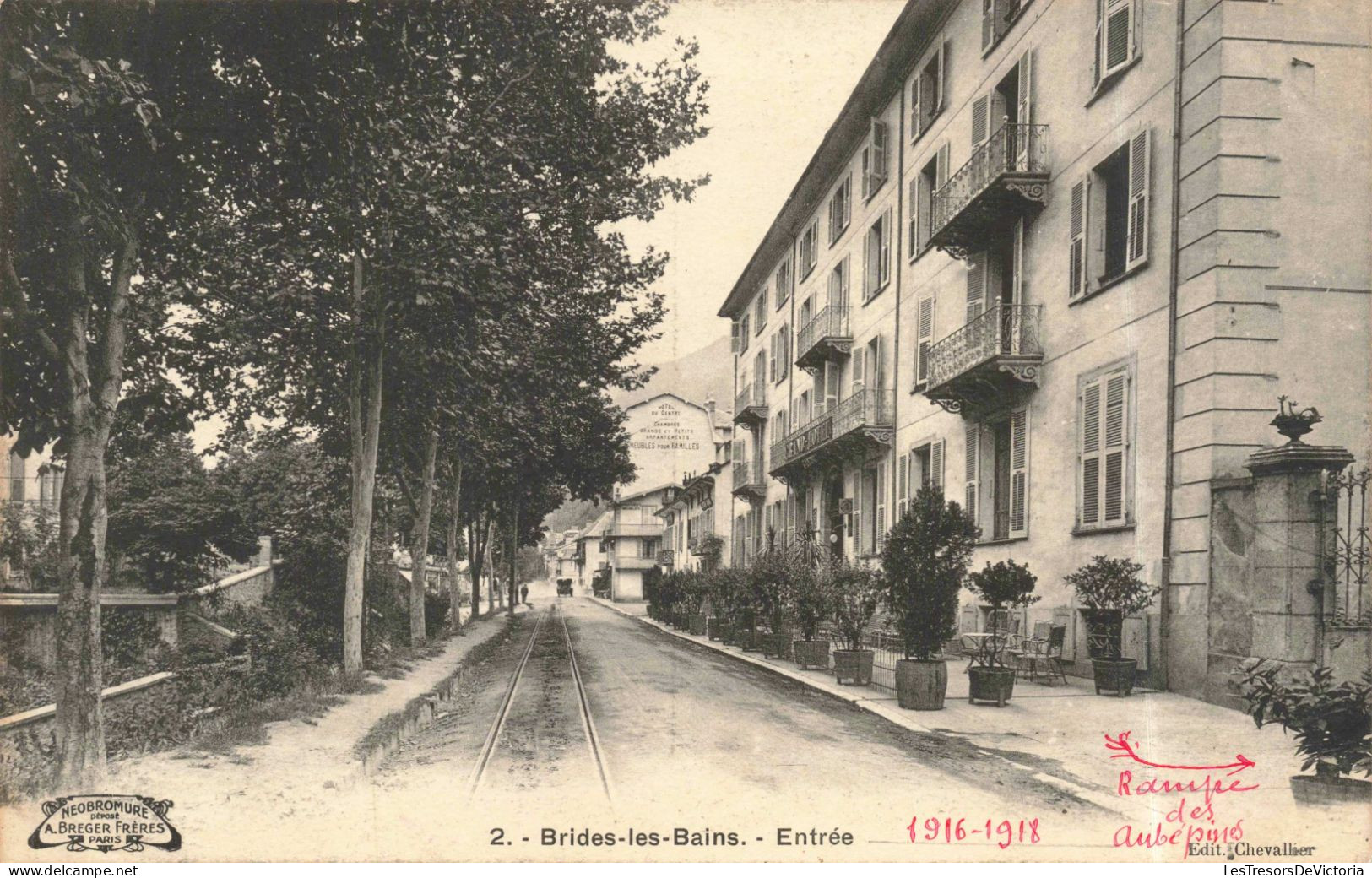 FRANCE - Brides Les Bains - Entrée - Carte Postale Ancienne - Brides Les Bains