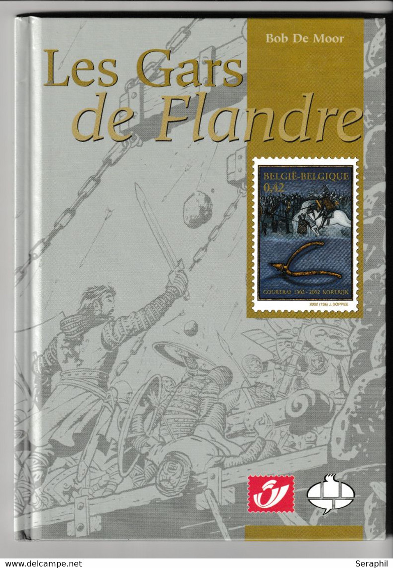 Livre Bande Dessinée -  Les Gars De Flandre - Bob De Moor - Timbres N° 3088/89 - 2002 - FR - Philabédés