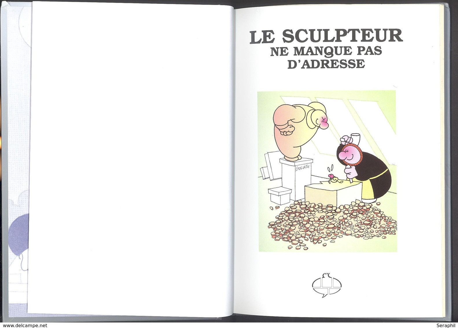 Livre Bande Dessinée -  Le Sculpteur Ne Manque Pas D'adresse - Avec Tintin - Timbres N° 3194/98 - 2003 - FR - Philabédés (comics)