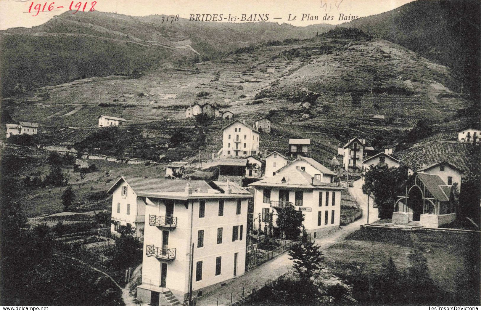 FRANCE - Brides Les Bains - Plan Des Bains - Carte Postale Ancienne - Brides Les Bains