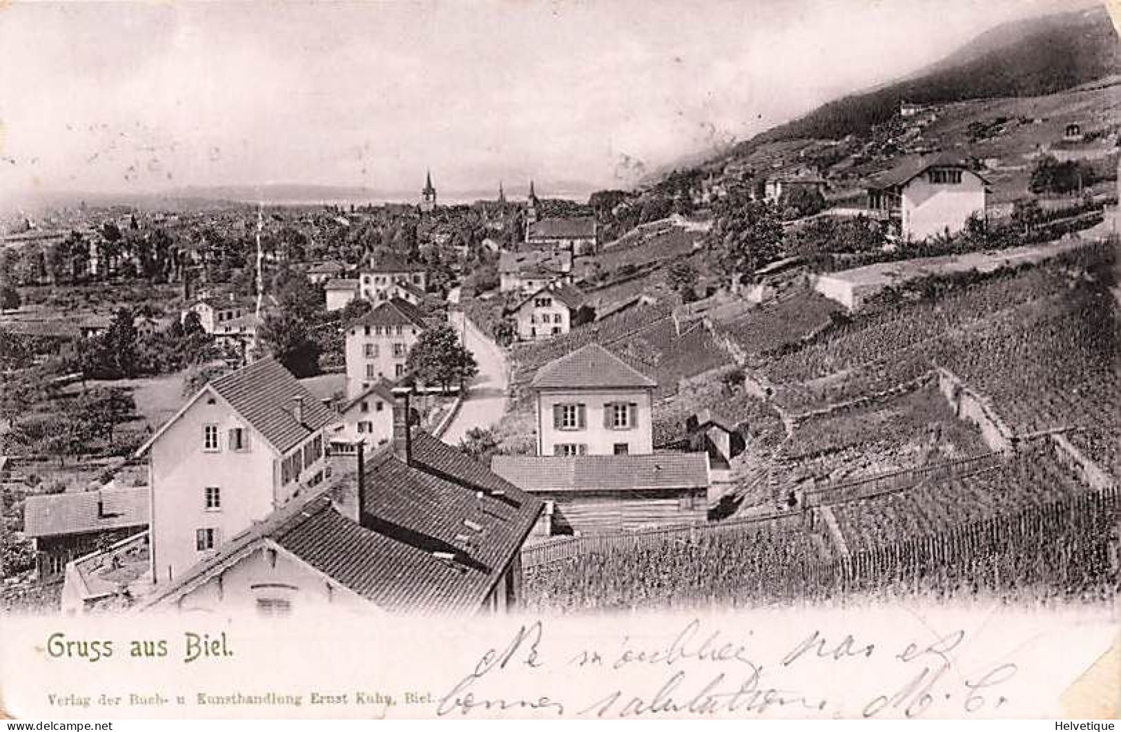 Gruss Aus Biel Bienne 1905 - Bienne