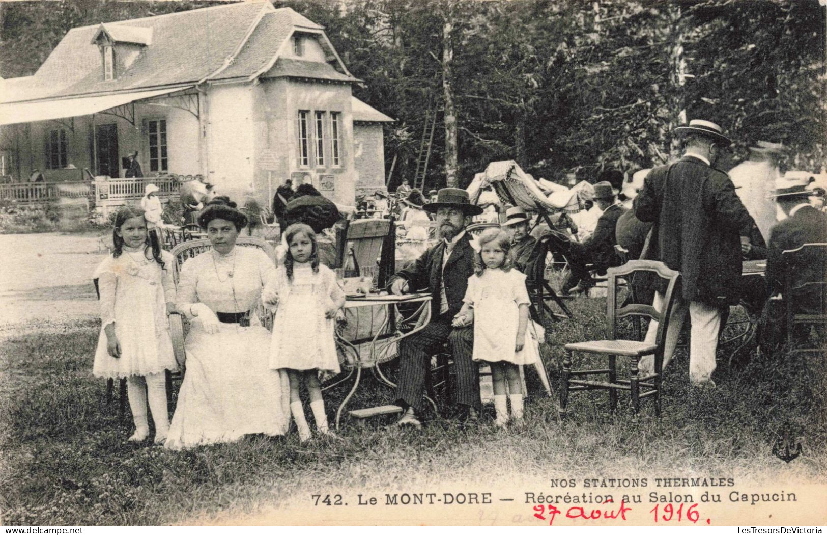 FRANCE - Mont Dore - Récréation Au Salon Du Capucin - Carte Postale Ancienne - Nouvelle Calédonie