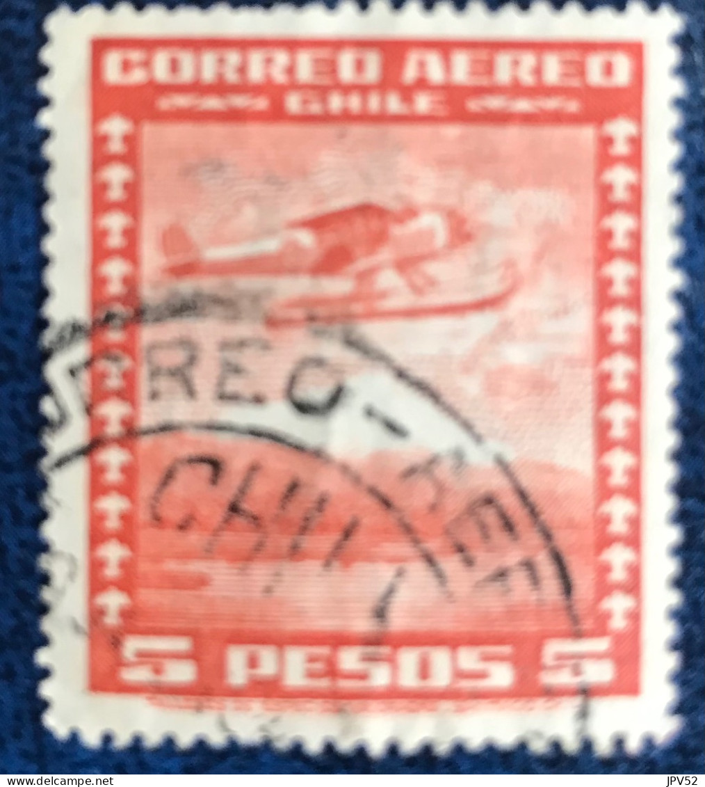 Chile - Chili - C14/20 - 1944 - (°)used - Michel 342 - Vliegtuig Boven Andes - Chili