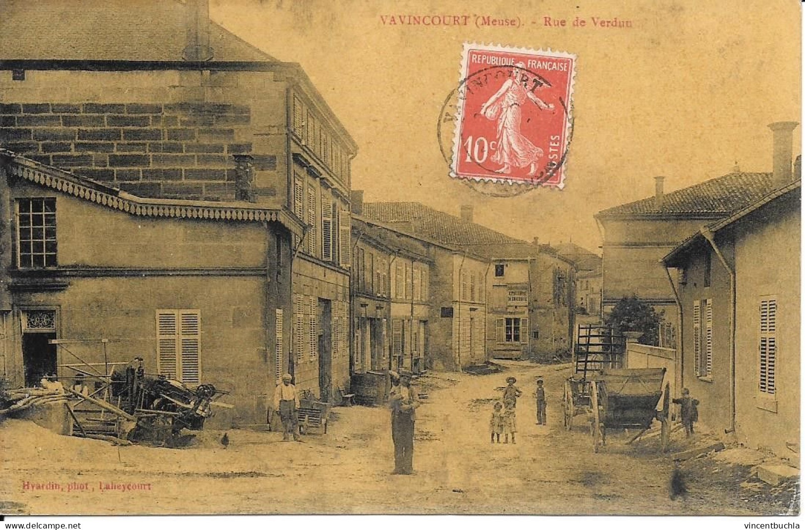 Vavincourt - Rue De Verdun Colorisée - Vavincourt