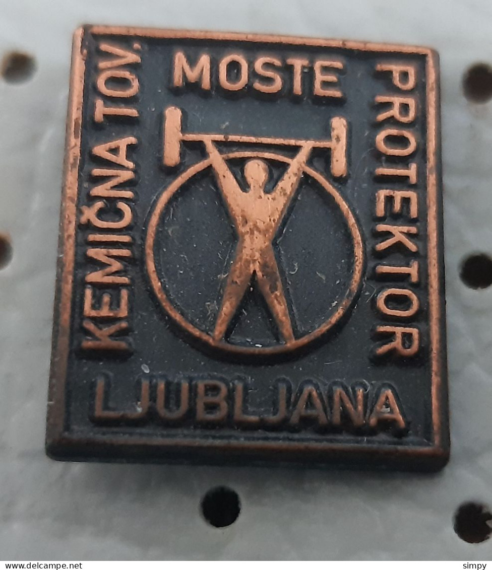 Weightlifting  Slovenia Pin - Pesistica