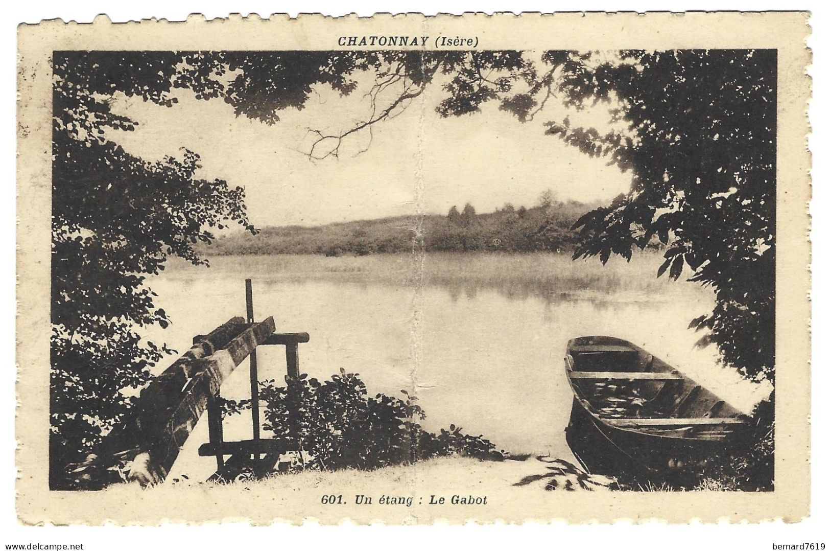 38  Chatonnay  - Un Etang  Le Gabot - Châtonnay