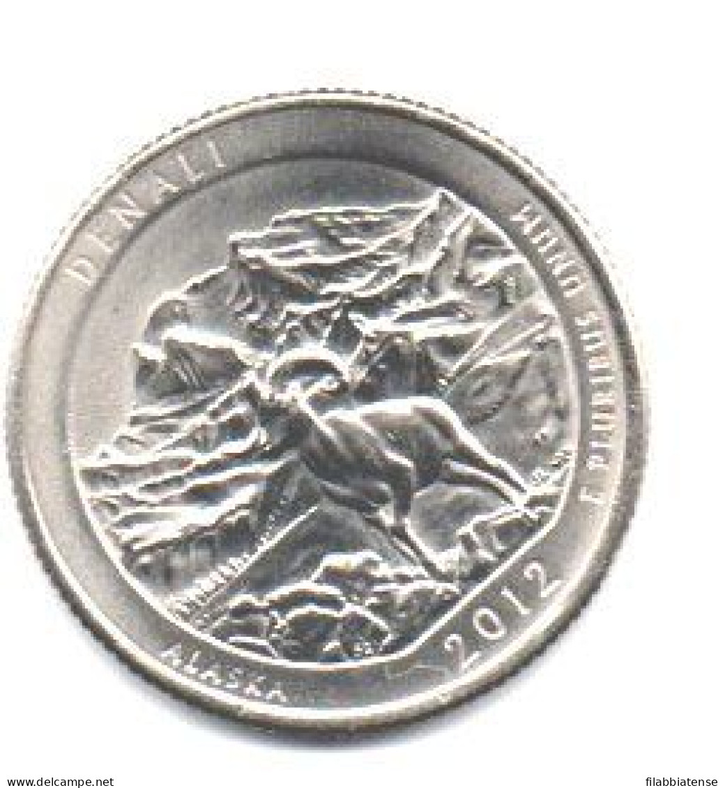 2012 - Stati Uniti 25 Cents - Quarter Denali   P     ------ - 2010-...: National Parks