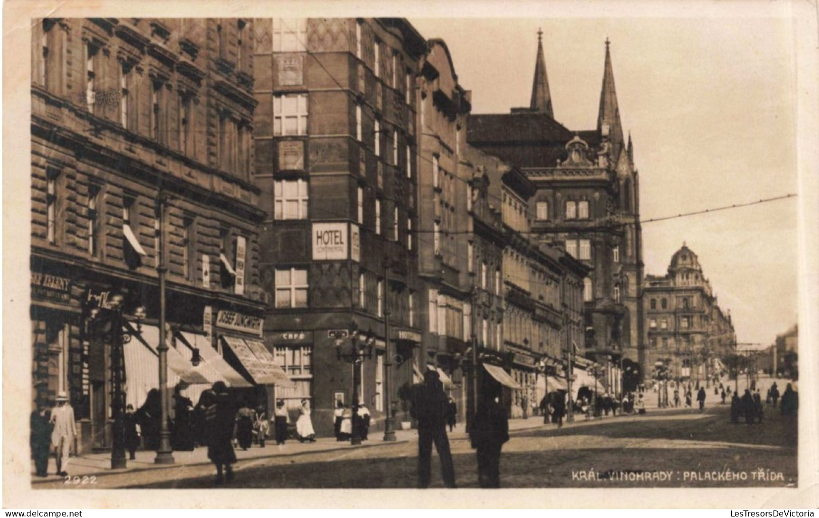 TCHEQUIE - Kral Vinomrady:  Palackého Třída (Ulice)  - Carte Postale Ancienne - Czech Republic