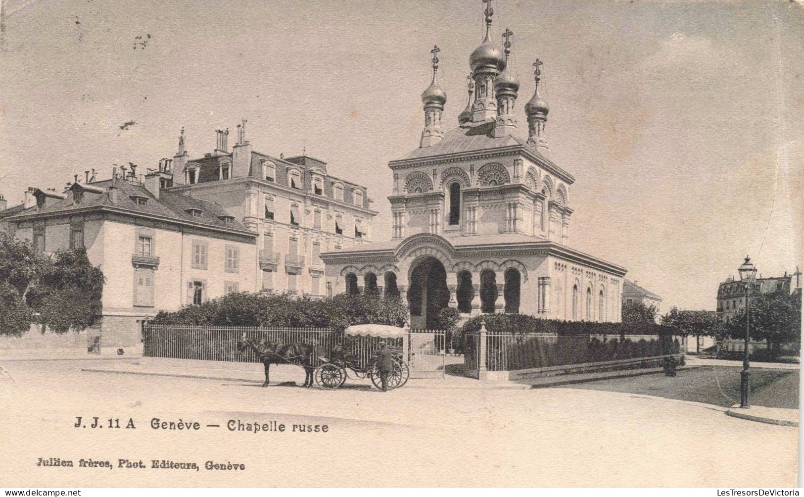 SUISSE - Genève - Chapelle Russe - Carte Postale Ancienne - Genève