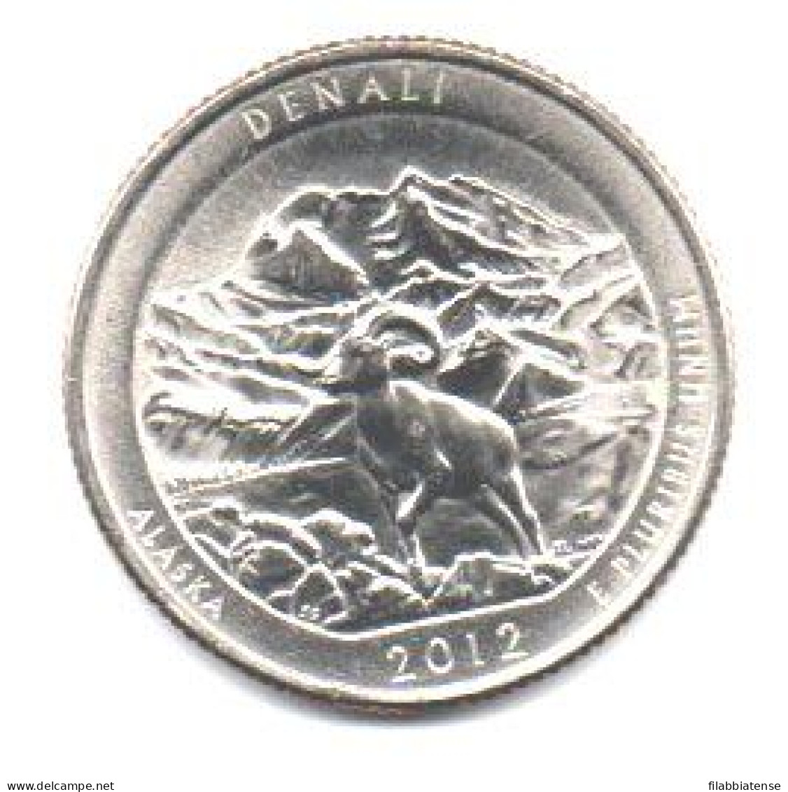 2012 - Stati Uniti 25 Cents - Quarter Denali   P     ------ - 2010-...: National Parks