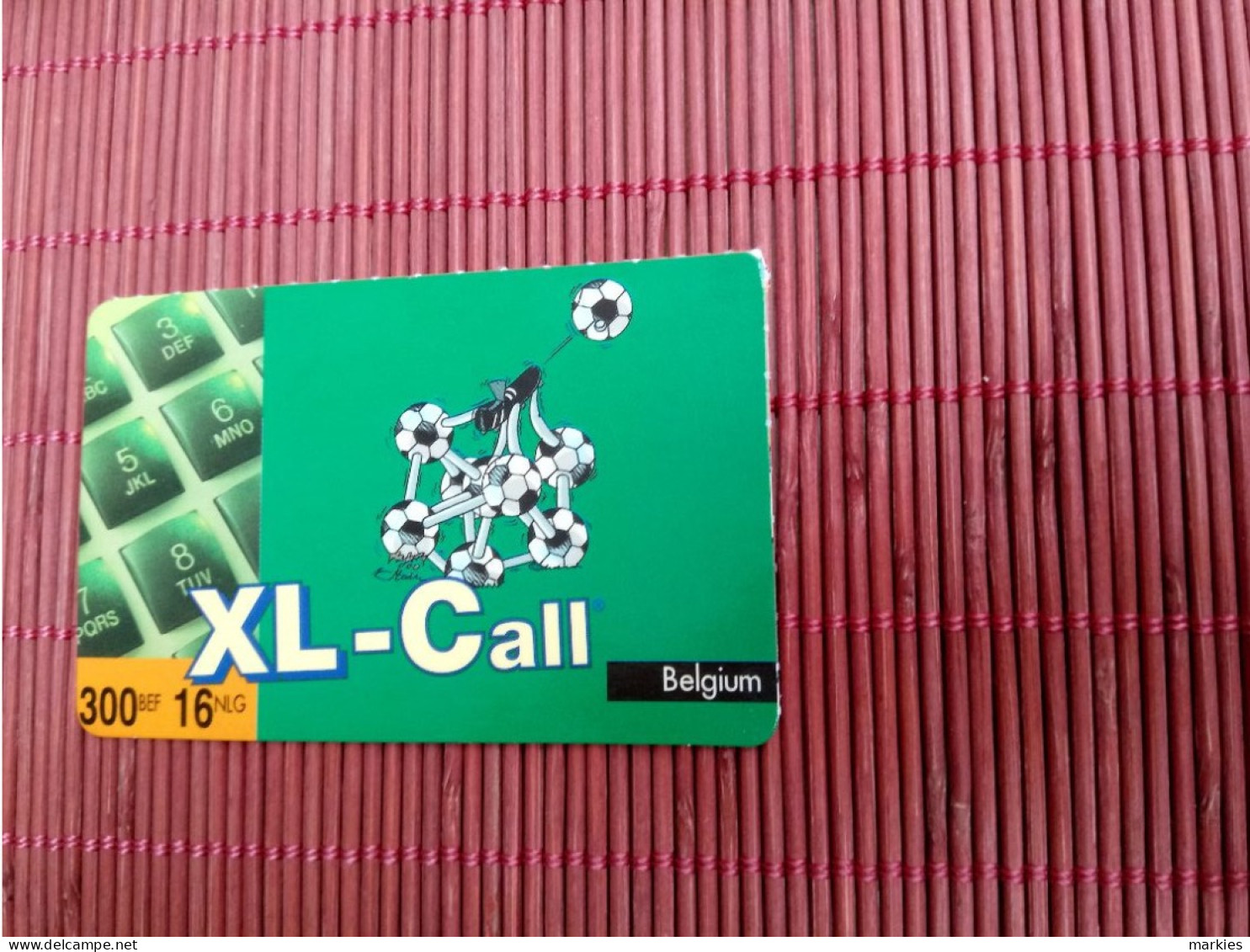 XL Call Prepaidcard 300 BEF Mint 2 PhotosRare - Cartes GSM, Recharges & Prépayées
