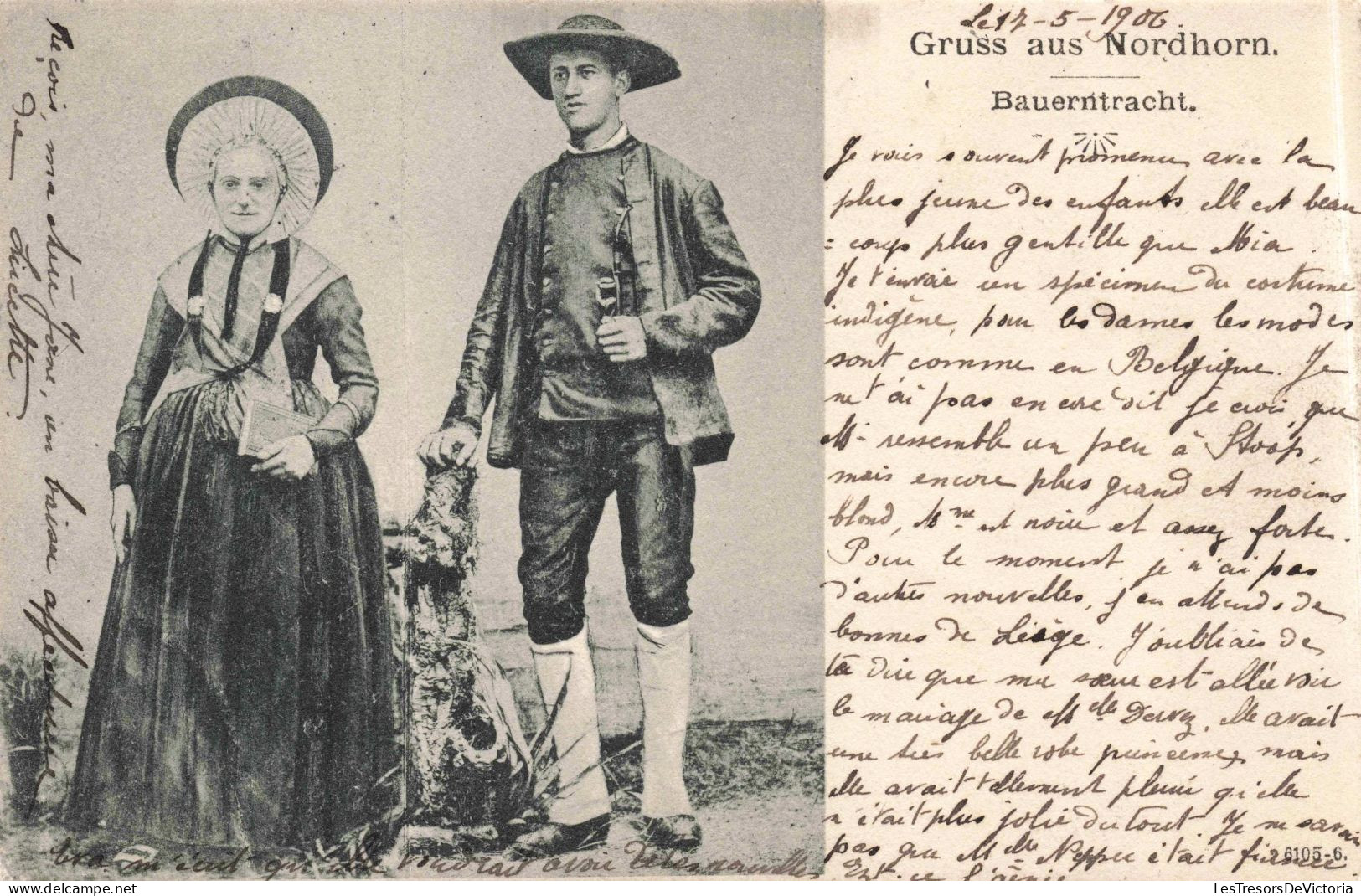 ALLEMAGNE - Grüss Aus Nordhorn - Bauerntracht - Carte Postale Ancienne - Nordhorn