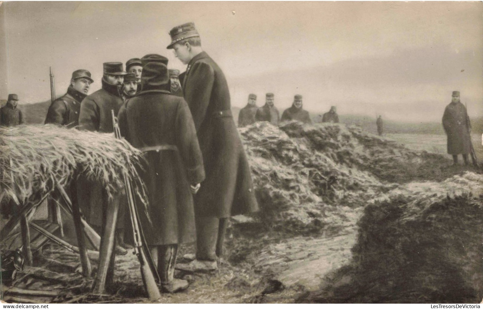 MILITARIA - Soldats Lors De La Grande Guerre - Carte Postale Ancienne - Weltkrieg 1914-18