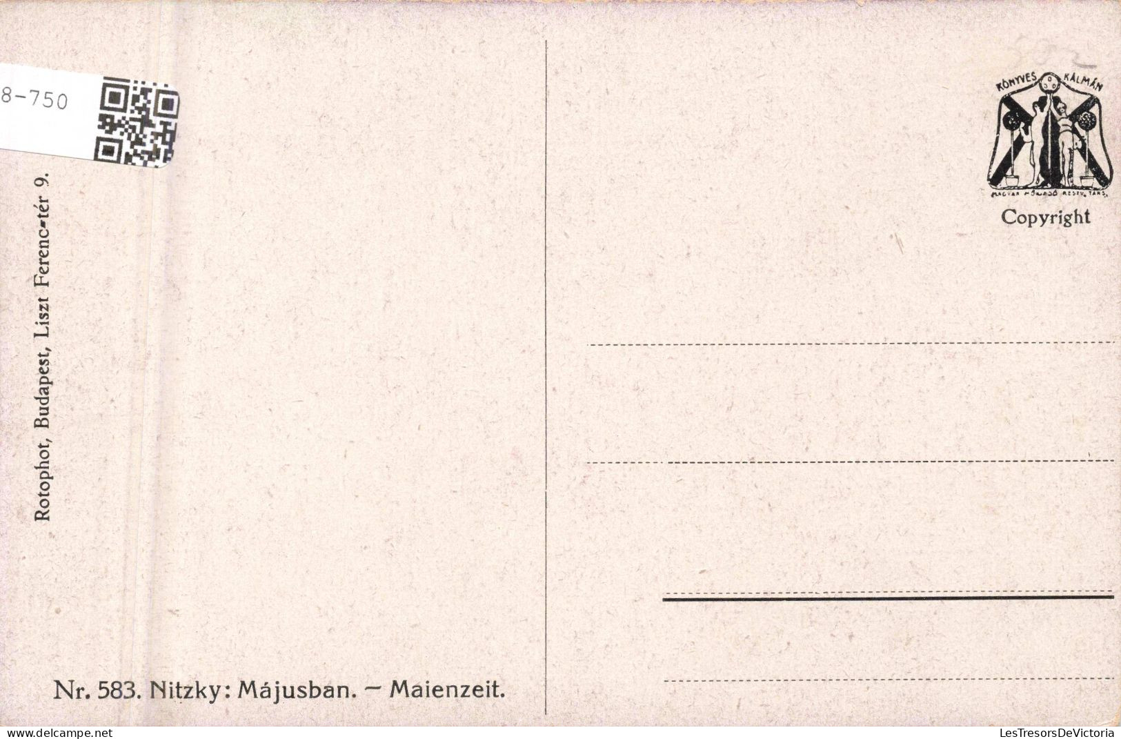 ARTS - Nitzky: Majusban - Maienzeit - Carte Postale Ancienne - Paintings
