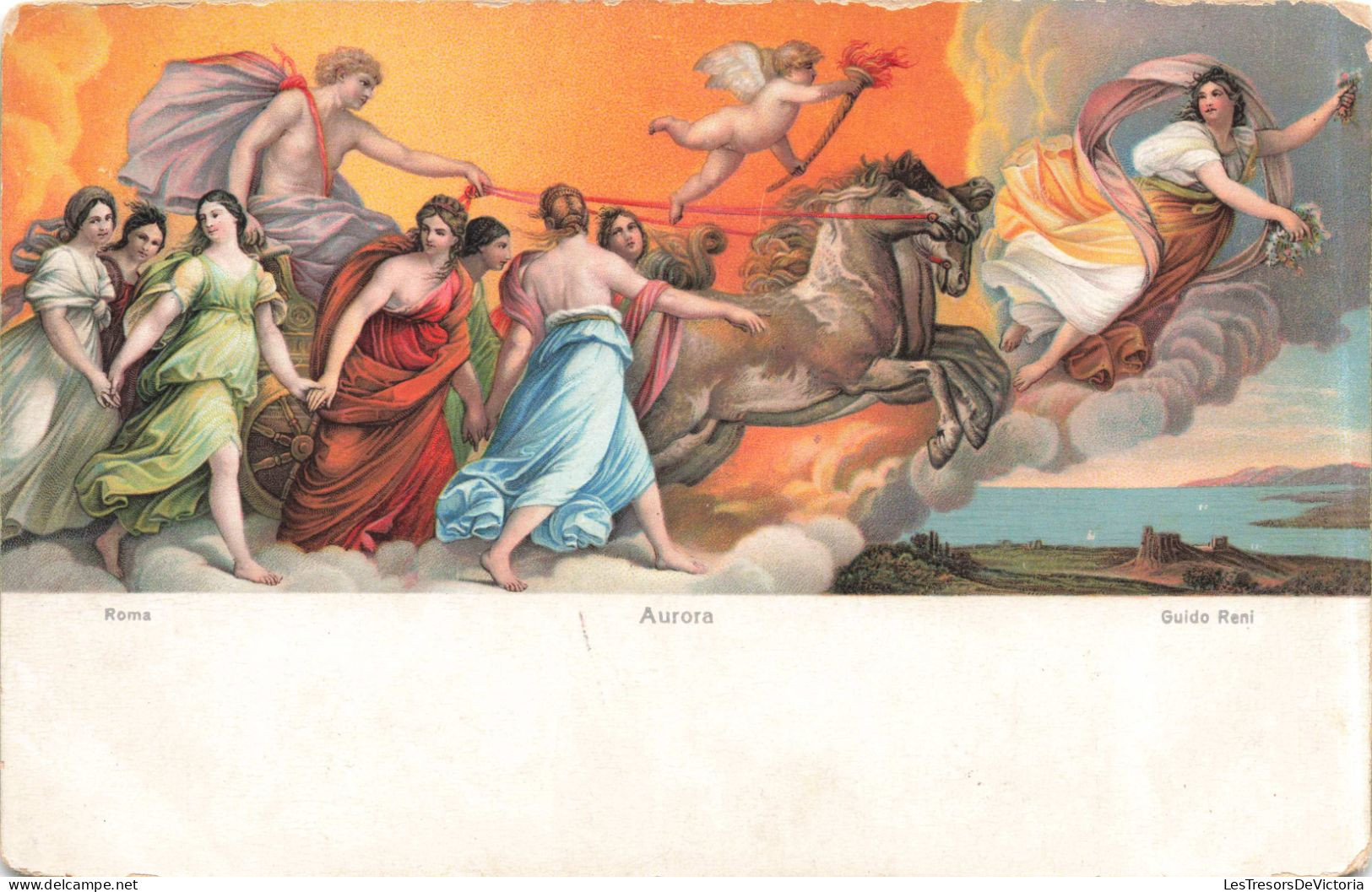ARTS - Aurora - Guido Reni - Carte Postale Ancienne - Paintings