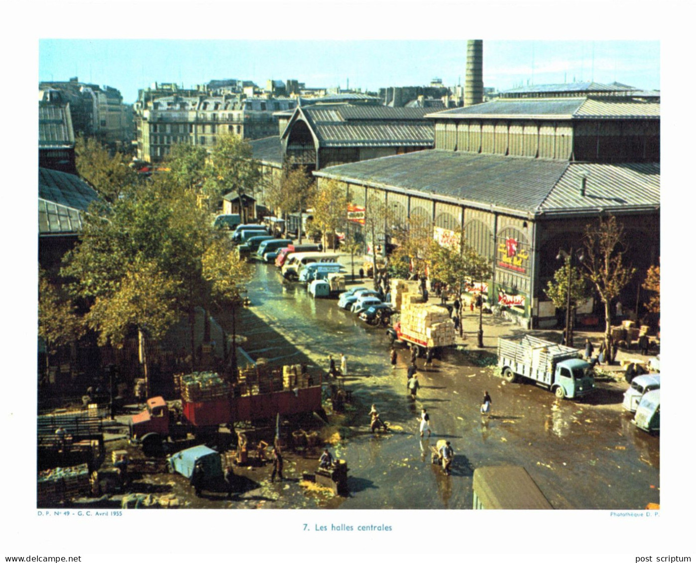 Photo  -  Reproduction -  Les Halles Centrales (Paris) - Europa