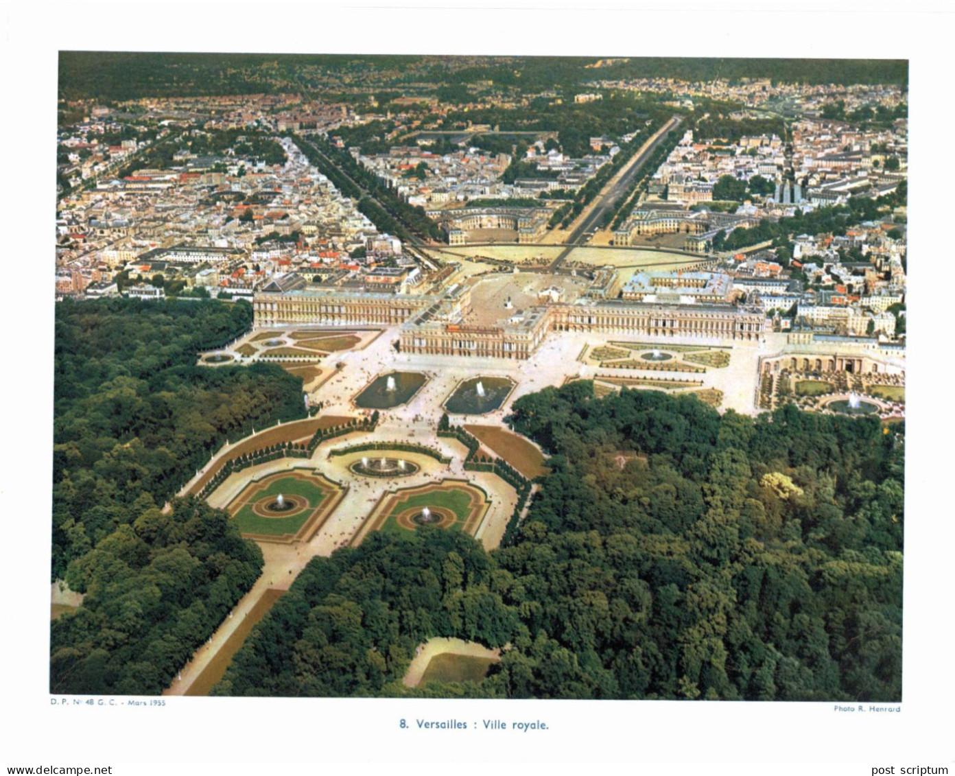 Photo  -  Reproduction -  Versailles Ville Royale - Europa