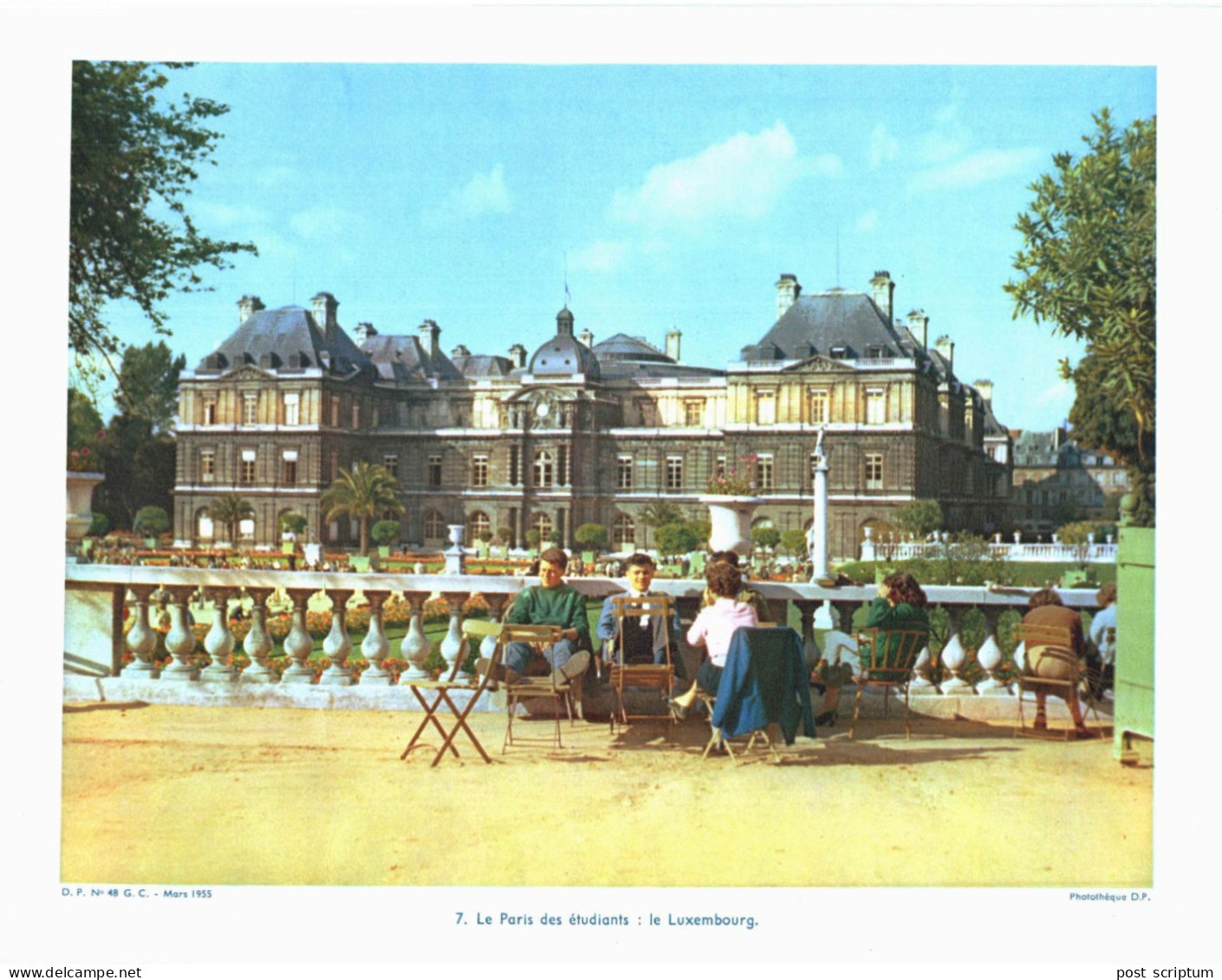 Photo  -  Reproduction -  Le Paris Des étudiants : Le Luxembourg - Europa