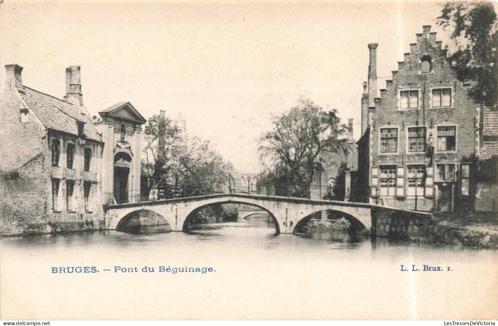 BELGIQUE- Bruges - Pont De Béguinage - Carte Postale Ancienne - Brugge