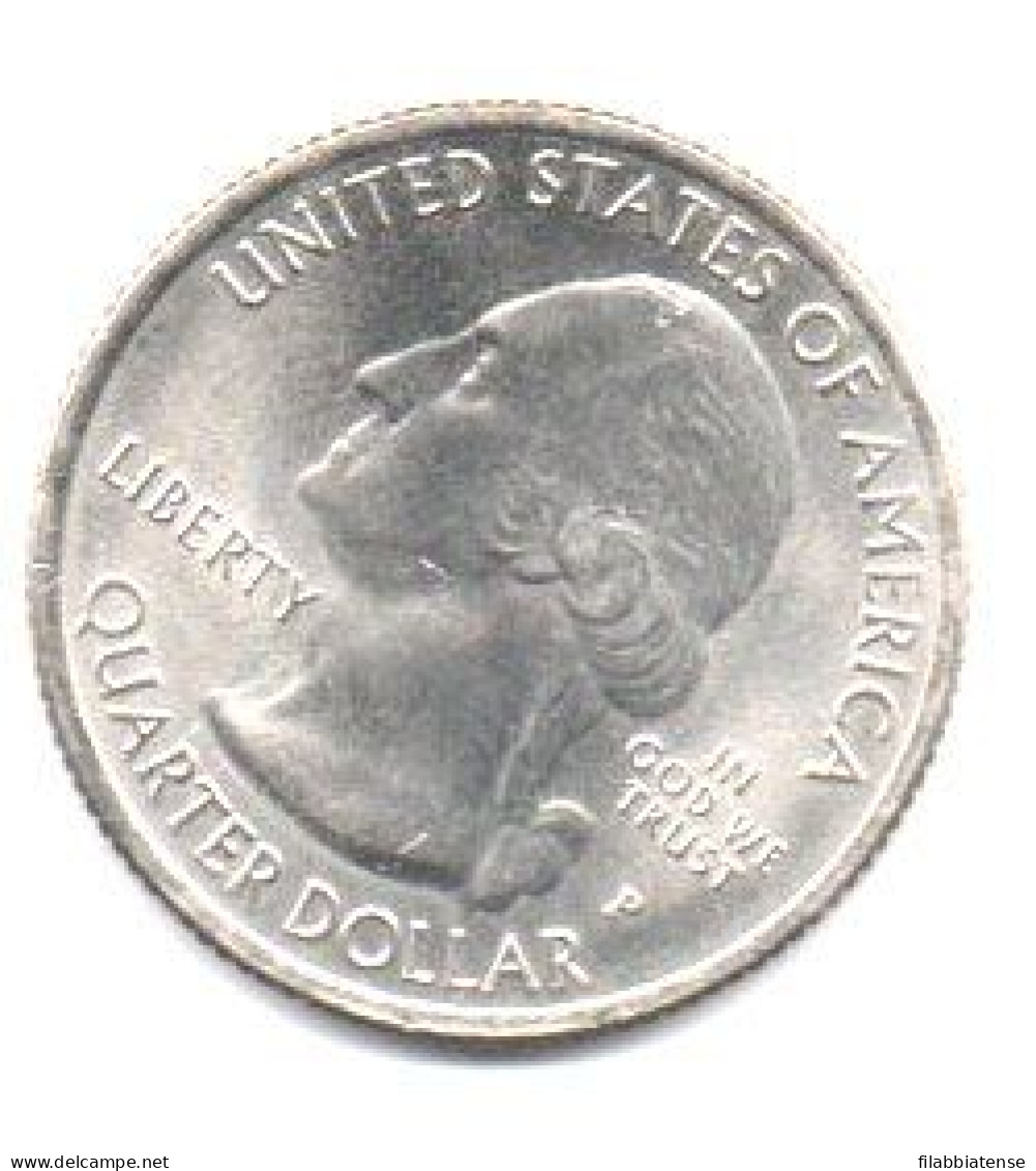 2013 - Stati Uniti 25 Cents - Quarter White Mountain   P     ------ - 2010-...: National Parks