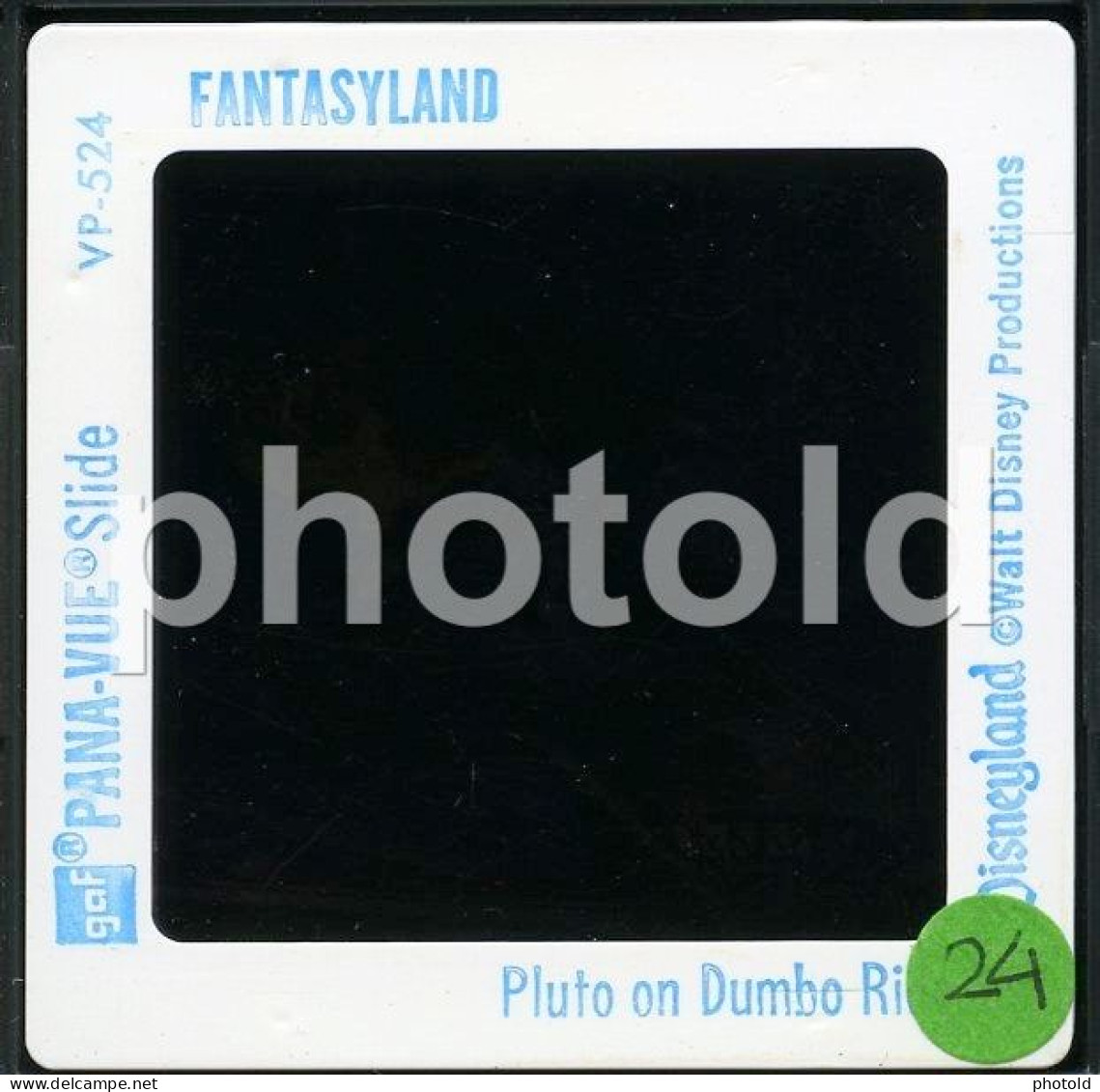 60s PLUTO DUMBO ELEPHANT DISNEY DIAPOSITIVE SLIDE NO PHOTO FOTO NB2724 - Diapositives