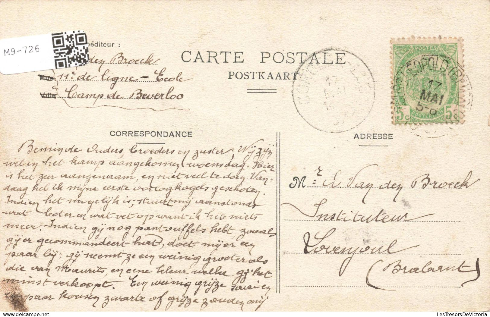 BELGIQUE- Hasselt - Bourg Leopold - Vue Sur La Gare - Carte Postale Ancienne - Hasselt