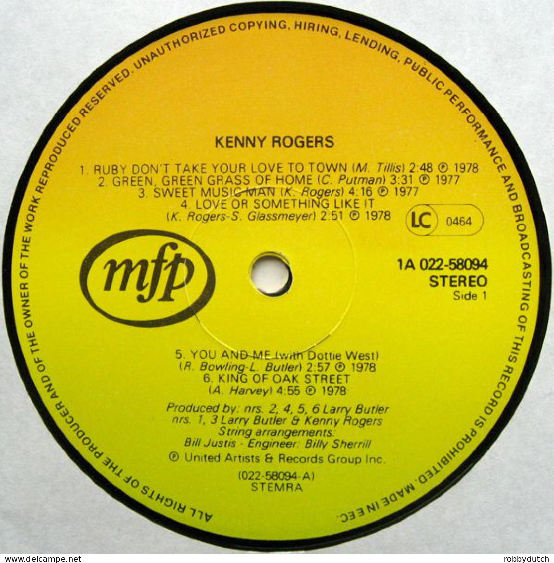 * LP *  KENNY ROGERS - COLLECTION (Holland 1980 EX) - Country Et Folk