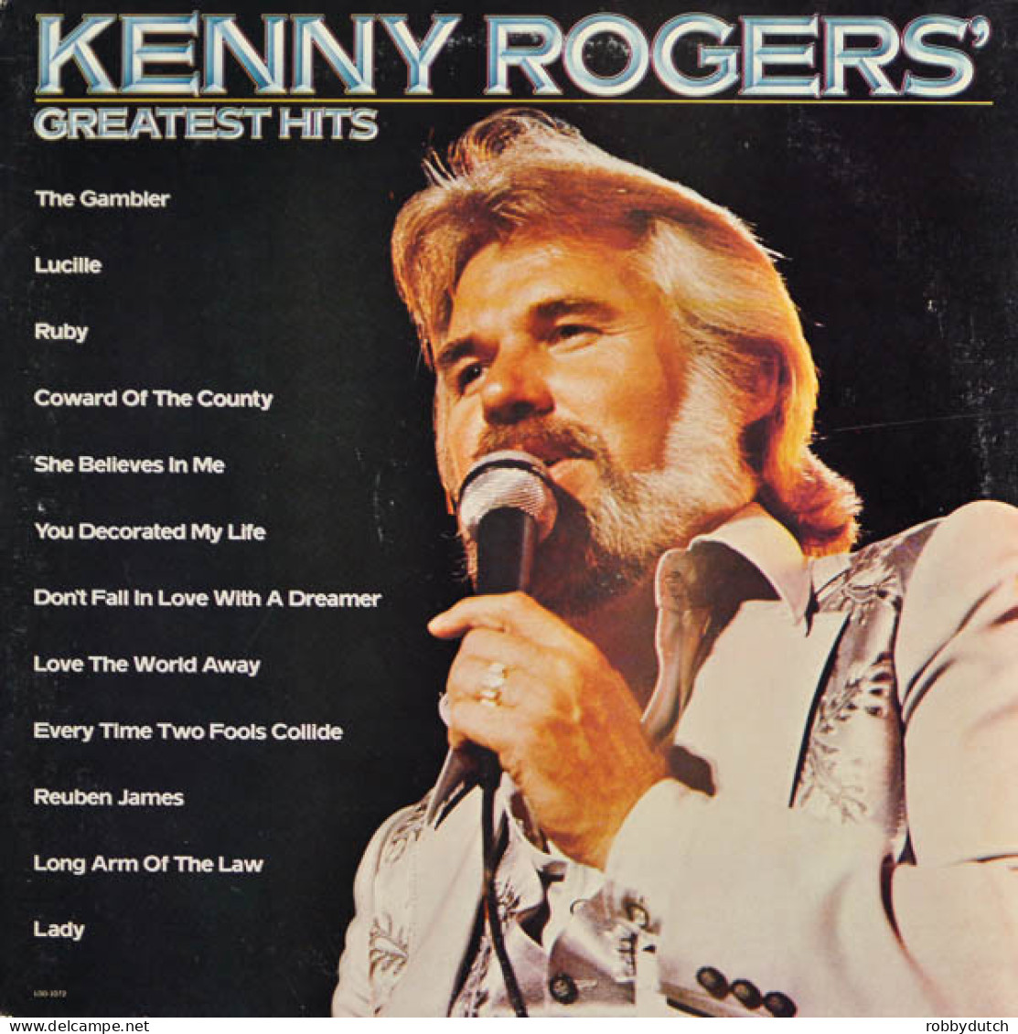* LP *  KENNY ROGERS - GREATEST HITS (USA 1980 EX-) - Country Y Folk