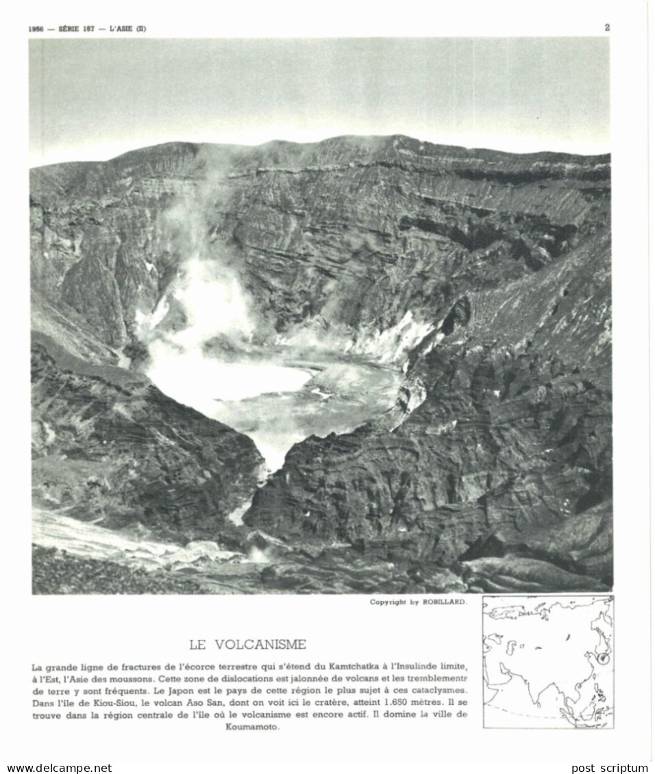 Photo  -  Reproduction - Russie Kamtchatka - Volcan - Azië