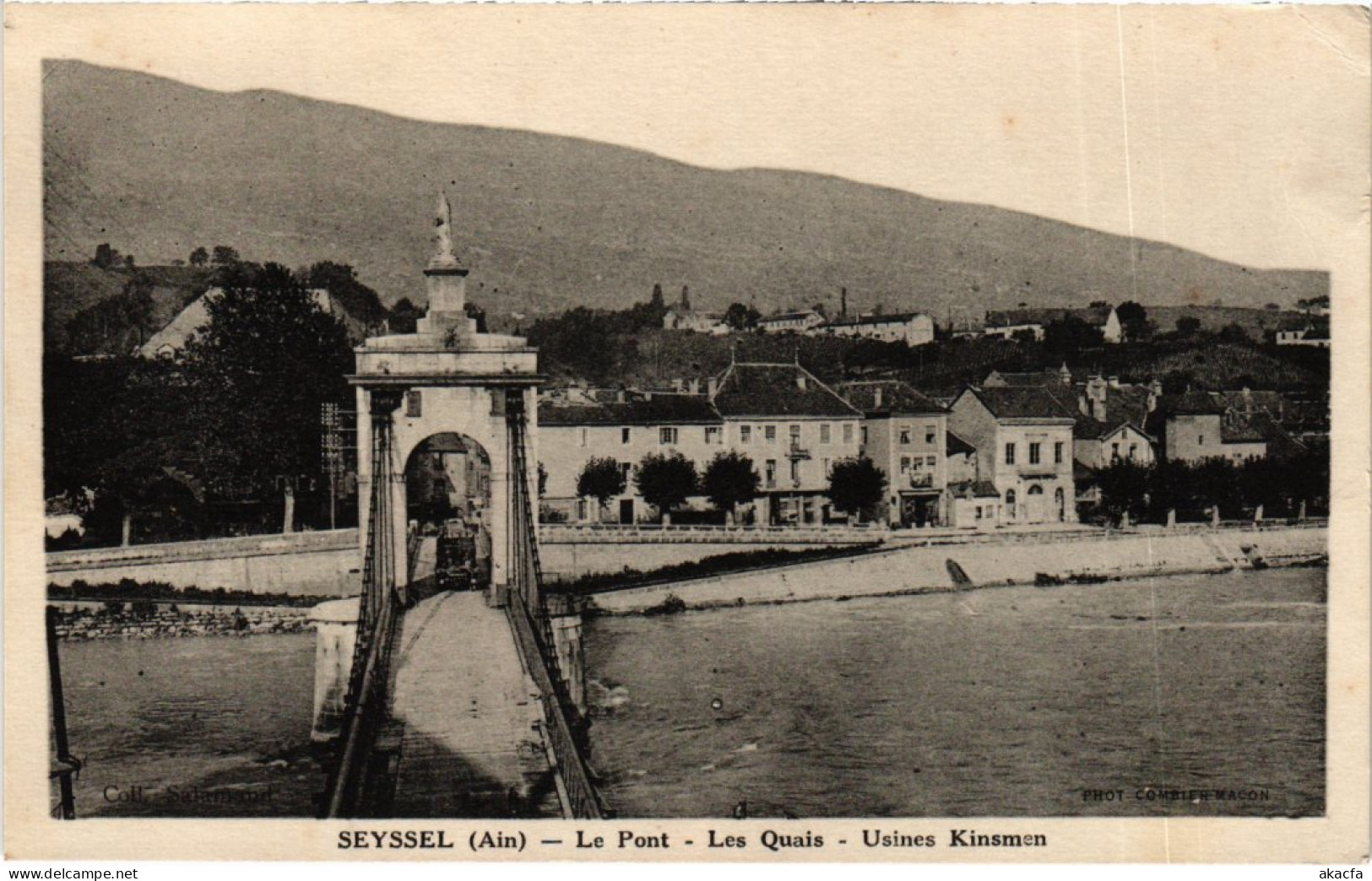 CPA SEYSSEL Le Pont - Les Quais - Usines Kinsmen (1350995) - Seyssel