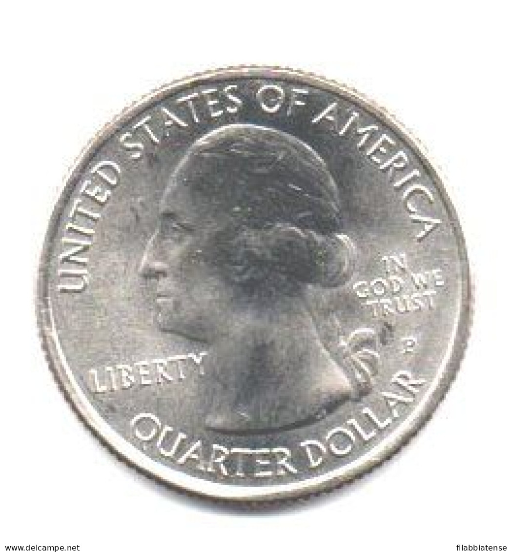 2013 - Stati Uniti 25 Cents - Quarter Mount Rushmore  P     ------ - 2010-...: National Parks