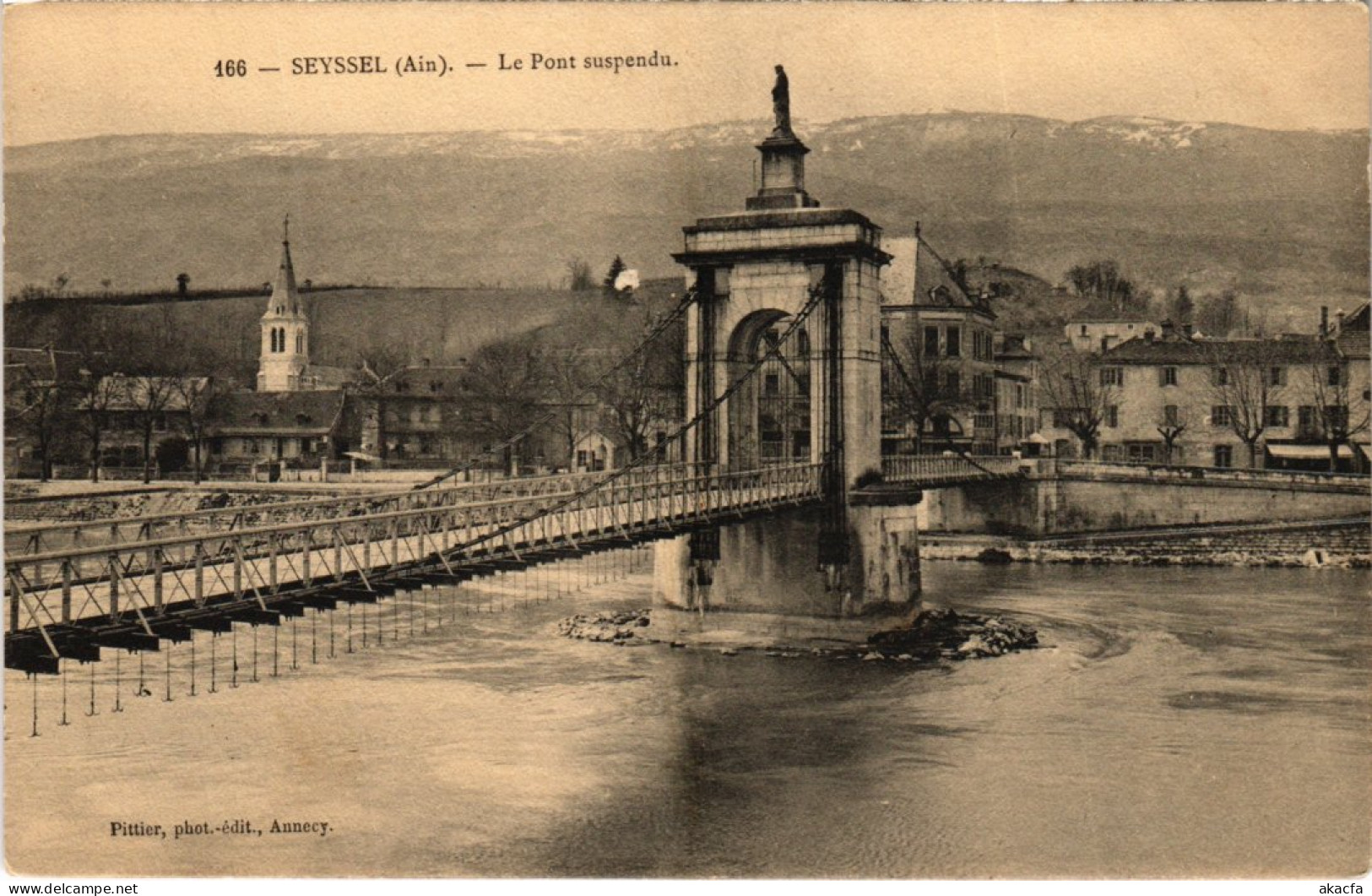 CPA SEYSSEL Le Pont Suspendu (1351205) - Seyssel