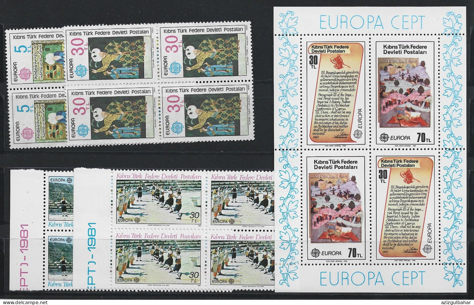EUROPA -  TURKISH CYPRUS STAMPS - STAMPS - Collezioni