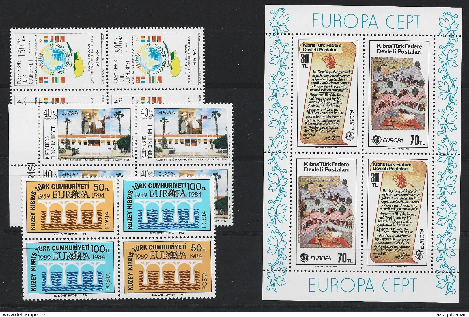 EUROPA -  TURKISH CYPRUS STAMPS - STAMPS - Collections