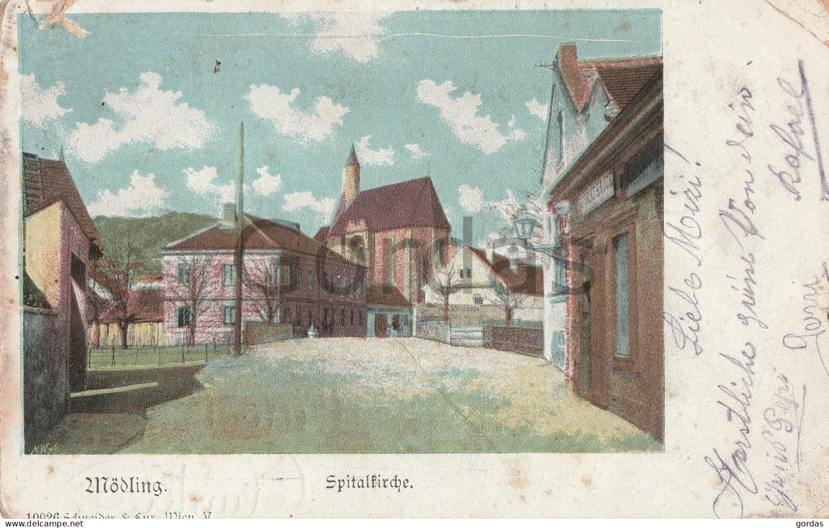 Austria - Modling - Spitalkirche - Damaged - Mödling