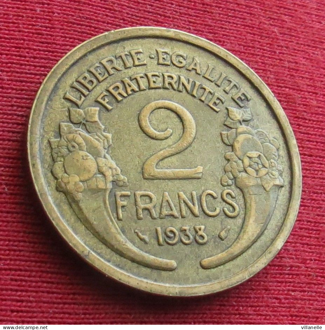 France 2 Francs 1938 KM# 886 Lt 1546 *V2T França Francia - Altri & Non Classificati